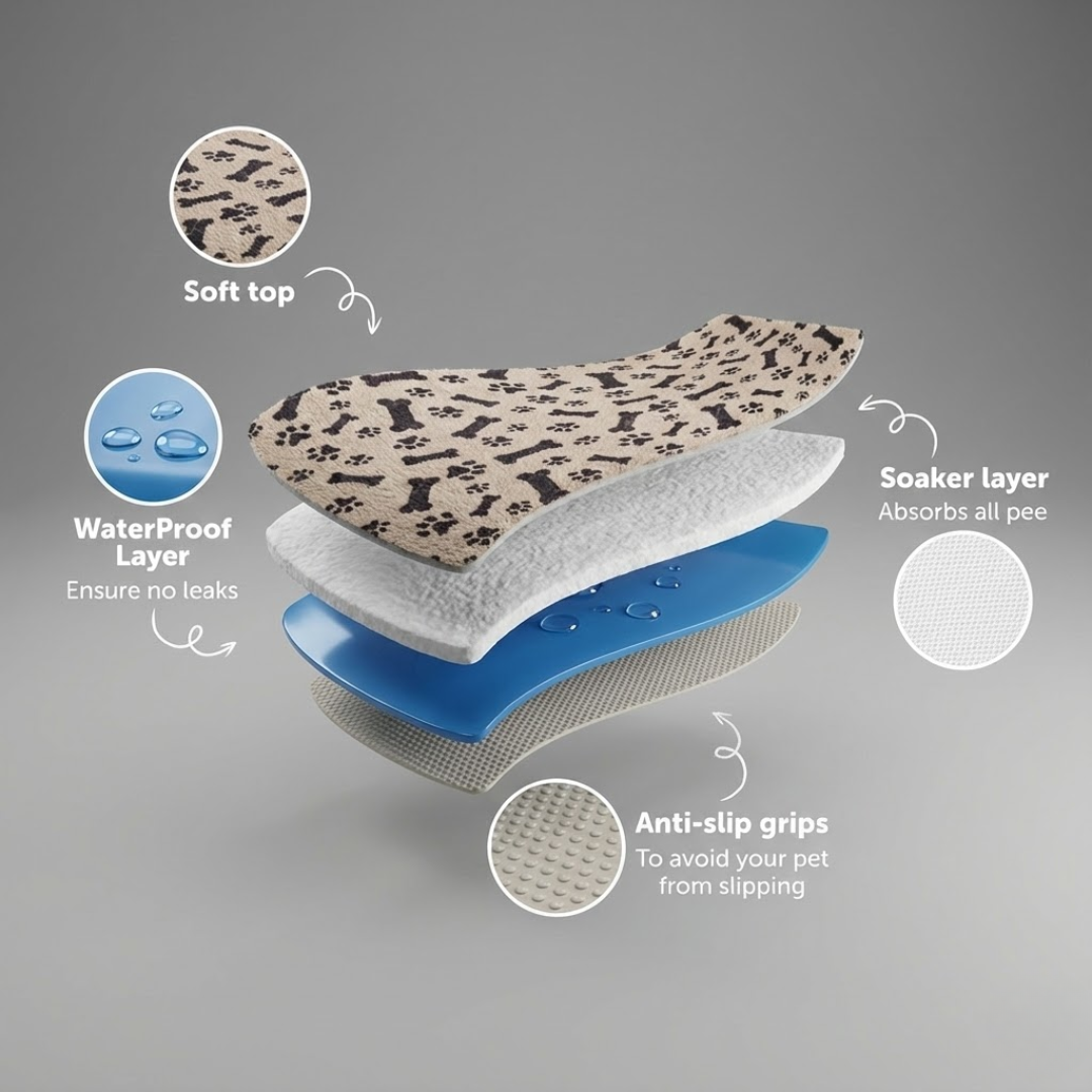 LunaDry™  - The Last Reusable Pee Pad You'll Get